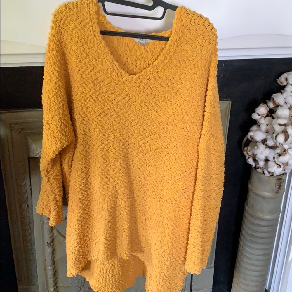 Women’s Oversized Mustard Sweater